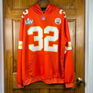 Dykhmily Kansas City Chiefs Mathieu 32 Super Bowl LIV Hoodie Mens XL